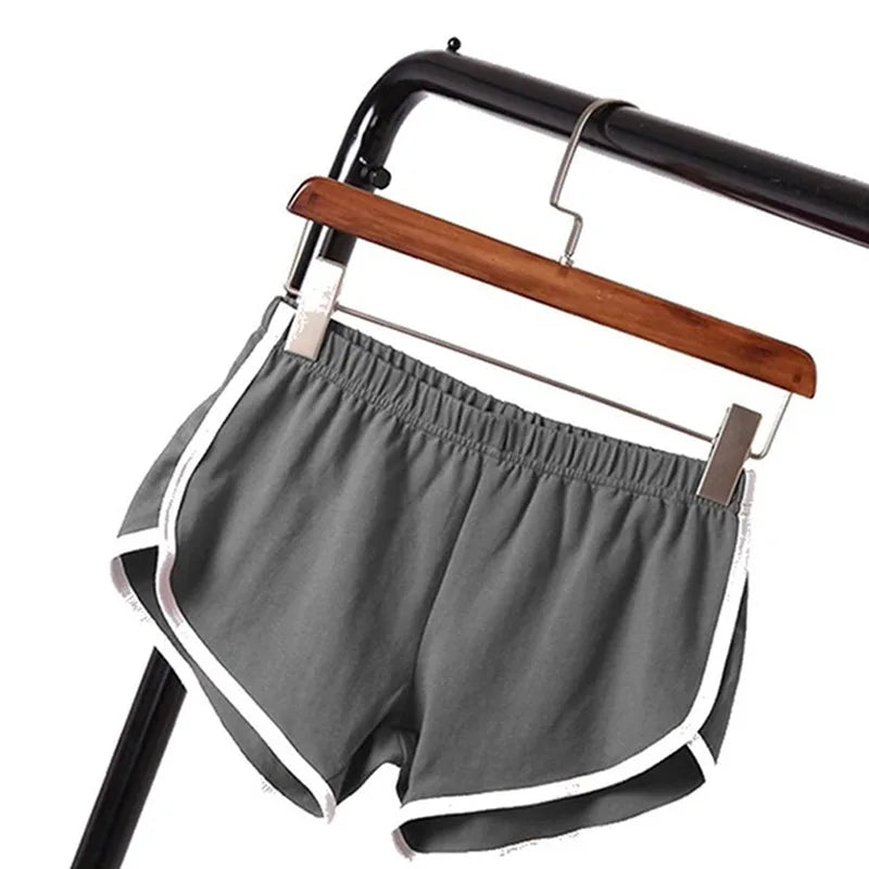 Sports Shorts Women Summer 2024 New Candy Color Anti Emptied Skinny Shorts Casual Lady Elastic Waist Beach Correndo Short Pants